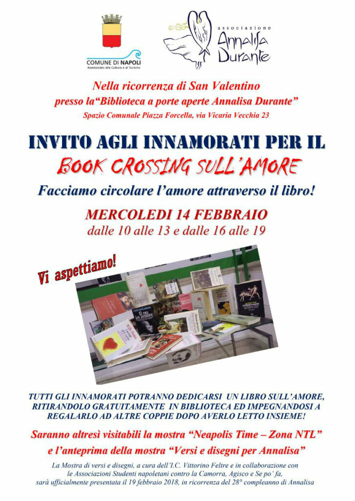 Book crossing sull'amore